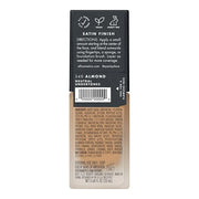 e.l.f. Flawless Satin Foundation, Lightweight & Medium Coverage, Semi-Matte Finish, Vegan & Cruelty-Free, Almond, 0.68 Fl ...