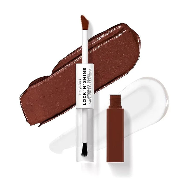 wet n wild Megalast Lock 'N' Shine Lip Color + Gloss Lipstick Affogato Dreams - Product Image