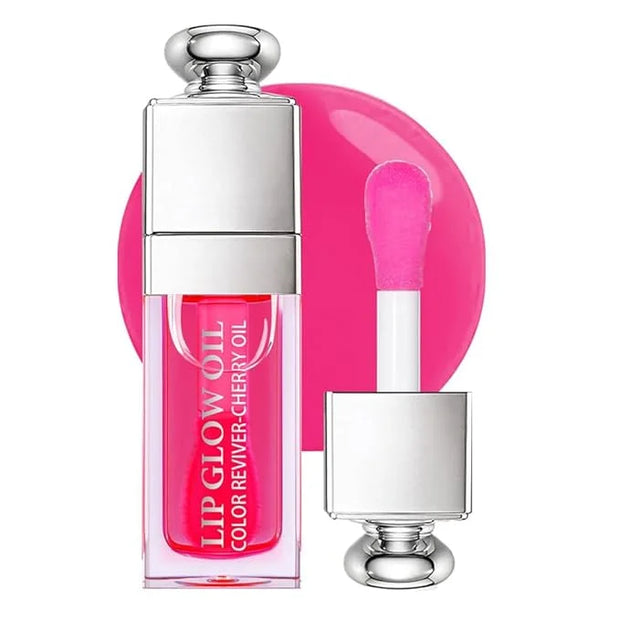 Hydrating Lip Glow Oil, Moisturizing Lip Glow Oil, Nourishing Glossy Transparent Lip Oil, Plumping Lip Oil, Lip Balm, Non-...