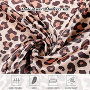 2 Pack Satin Pillowcase with Latent Zipper, Adjustable Satin Eye Mask for Sleeping and Satin Volume Scrunchie for Hair and...
