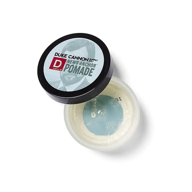Duke Cannon Supply Co. - News Anchor Pomade, Sandalwood and Citrus Hints (4.6 oz) Natural Matte, Medium-to-Strong Hold Pom...