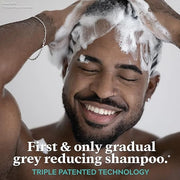 Just for Men Control GX Grey Reducing Shampoo for Textured Hair, Gradual Hair Color for Men with Keratin, 4 Fl Oz - Pack o...