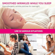 (BUNDLE) Facial and Forehead Wrinkle Patches: Face Wrinkle Treatment for Forehead, Smile Line, Under Eye- Anti Wrinkle Pat...