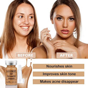 BB Facial Glow Serum Starter Kit Hyaluronic Acid Essence Foundation Skin Care Kit 0.27oz 12 Vials, Combined With Niacinami...