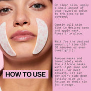 Pacifica Beauty Reusable Smile Line Mask, Skincare, Silicone Mask, For Fine Lines and Wrinkles, Lift and Firm, Pair with S...