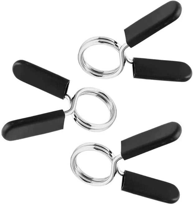 3 Pieces Barbell Spring Clip Weight Bar Clips - Product Image