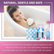 Bath & Body Care Travel Set - Home Spa Set with Body Lotion, Shower Gel and Fragrance Mist, Personal Body Care Travel Set ...