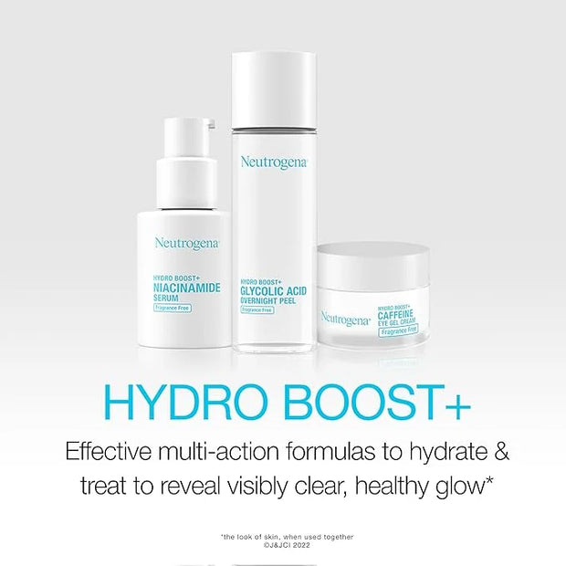Neutrogena Hydro Boost + Eye Cream for Dark Circles & Puffiness, Under Eye Cream with Caffeine, Hyaluronic Acid and Peptid...