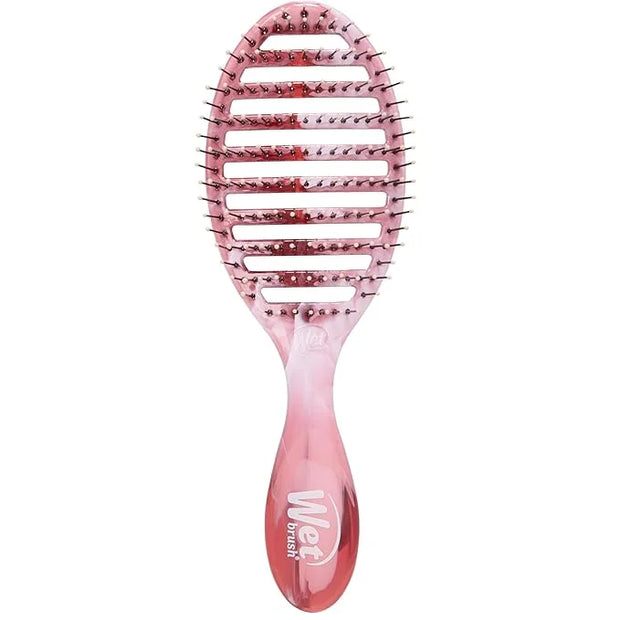 Wet Brush Speed Dry Hair Brush, Pink (Sweet Seaglass) - Vented Design & Soft HeatFlex Bristles Are Blow Dry Safe - Ergonom...