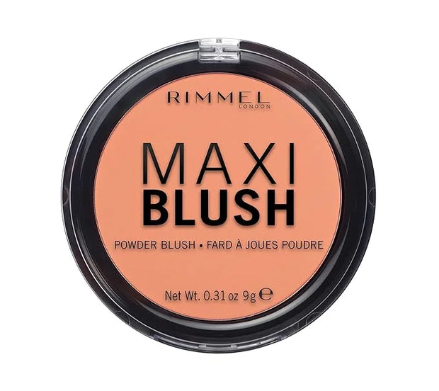 Rimmel London Maxi - 004 Sweet Cheeks - Blush Powder, Lightweight, Highly Pigmented, Blendable, 0.31oz - Product Image
