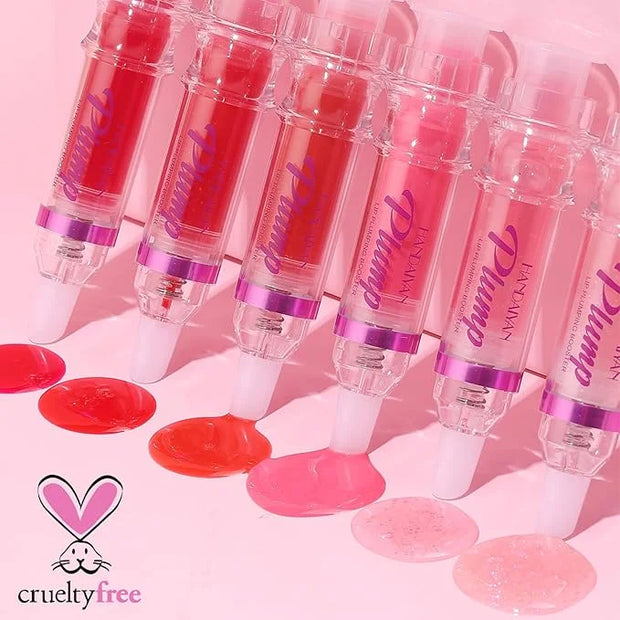 Erinde 3 Colors Lip Plumping Booster, Spicy Lip Plumper Gloss Lip Plumping Oil, Ultra-Hydrating & Nourishing Plump Lip Plu...