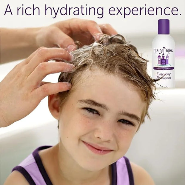 Fairy Tales Daily Cleanse Everyday Kids Shampoo - Gentle Natural Defining Shampoo, Tangle Free, Moisturizing and Hydrating...