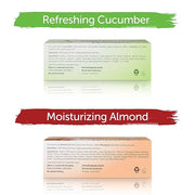 Himalaya Cleansing Bar Soaps Variety Pack, Neem & Turmeric, Almond, Cream & Honey and Cucumber, 4.41 oz, 12 Pack - Product...