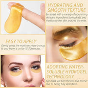 30 Pairs Lip Masks & Eye Mask, 24K Under Eye Masks and Collagen Crystal Gel Lip Mask, Under Eye Patches for Puffy Eyes, Da...