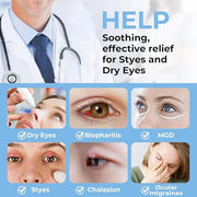 Aroma Season Heated Eye Mask for Dry Eyes, Warm Eye Compress with Flaxseed for MGD, Dry Eye Syndrome, FSA HSA Eligible, Ch...