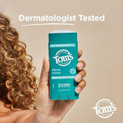 Tom's of Maine Clean Coast Aluminum Free Natural Deodorant For Women & Men | Goes on Clear | Odor & Wetness Protection | N...