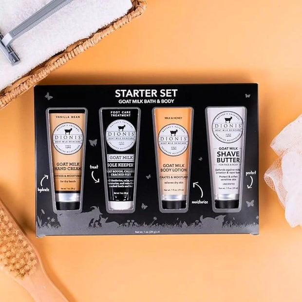Dionis Goat Milk Skincare Essentials Skincare Set and Hand Cream Gift Sets - Product Image