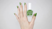Pacifica Natural Nail Polish – Plant Magic Glitter Green Polish - Plant Based, Non-Toxic & Clinically Tested - Lasting Col...