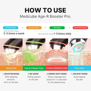 medicube Age-R Booster Pro | 6-in-1 Real Glass Glow Beauty Massager | Looking Glass Skin | Korean Skin Care - Product Image