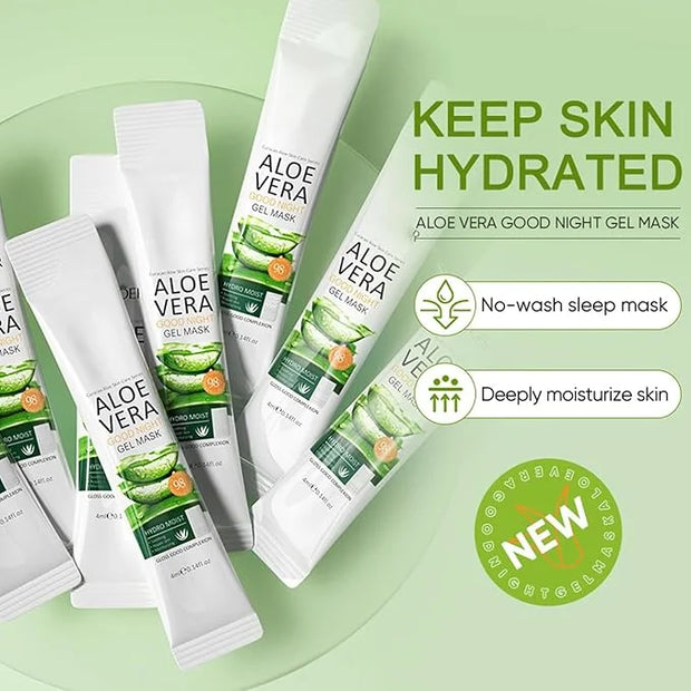 9Pcs Skin Care Products Set, Skin Care Gift Set for Women Girls, Aloe Vera Skin Care Sets, Face Care Kit with Cleanser, Cl...