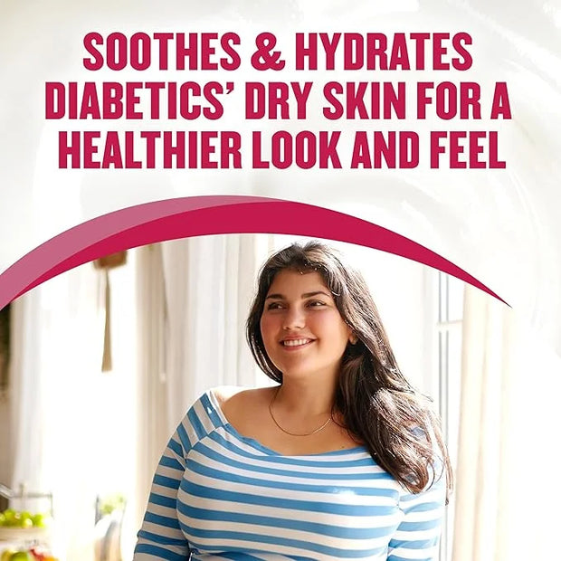 Gold Bond Diabetics' Dry Skin Relief Body Lotion With Vitamin E & Aloe To Soothe & Moisturize Dry, Flaky & Rough Skin, Val...