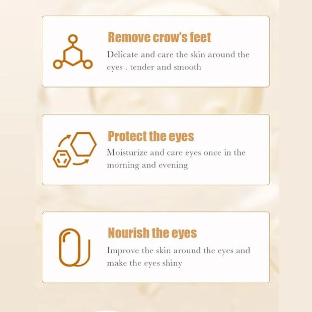 BIOAQUA Rice Raw Pump Eye Mask Dark Circles Eye Bags Nourish Repair 80g 60pcs/30pairs - Product Image