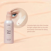 ETUDE Face Blur Smoothing SPF 33 PA ++ (21AD) | Multi-Makeup Coral Base Primer with Smoothening Effect and UV Rays Protect...