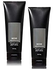 Bath and Body Works 2 Pack Men's Collection Ultra Shea Body Cream NOIR. 8 Oz - Product Image