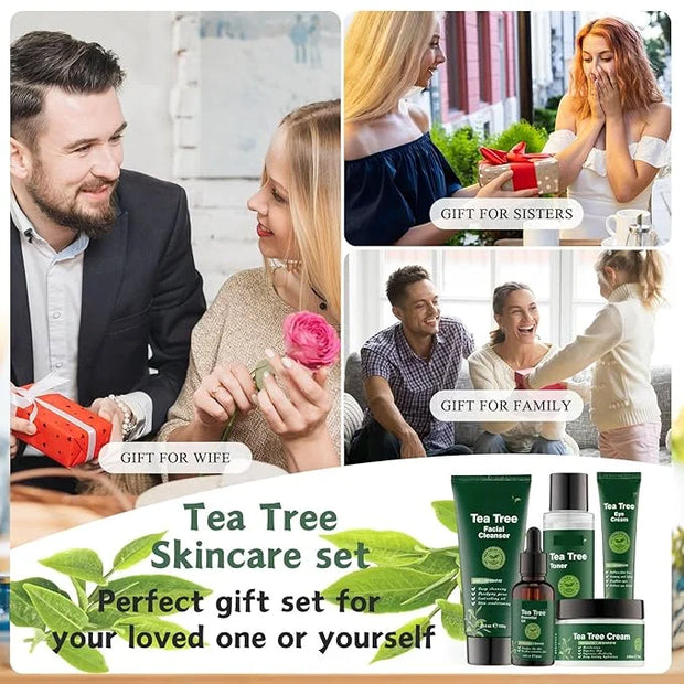 Tea Tree Skincare Set Mother's Day Gifts - 5 Pcs Skin Care Set - Skincare for Girls 10-12 - Skin Care for Teens 10-12 - Gi...