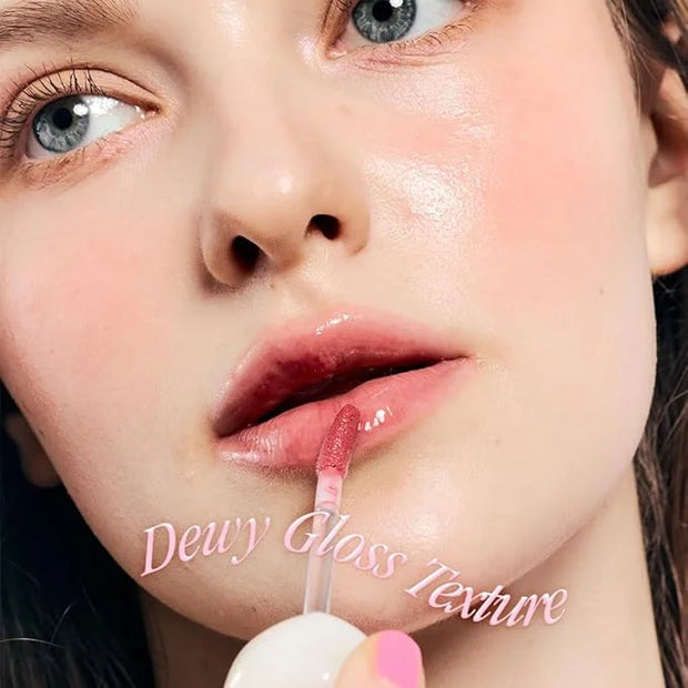 dasique Pure Water Lip Gloss 0.09 oz | Variety of Colors | Dewy Gloss | Buildable Gloss Tesxture | Non-Sticky | K-beauty (...