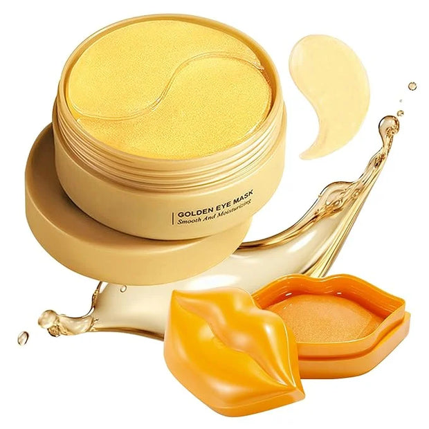 30 Pairs of Eye Masks and 10 Pairs of Lip Masks Skincare Gift Set,Moisturizing Lip Patches and Under Eye Patches for Women...