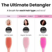 Tangle Teezer Ultimate Detangler Curly Hair Brush, Dry & Wet Hairbrush, Reduces Frizz & Breakage, for 3C to 4C Curly Hair ...