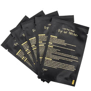 100 Pair Set Eye Gel Pads For Eyelash Extensions Lint Free Patches Beauty Tools (Black) - Product Image