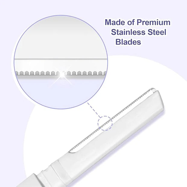 Dermaplane Razor for Women Face & Eyebrow - Dermaplaning Tool for Peach Fuzz Facial Hair Removal,High Precision Blade for ...