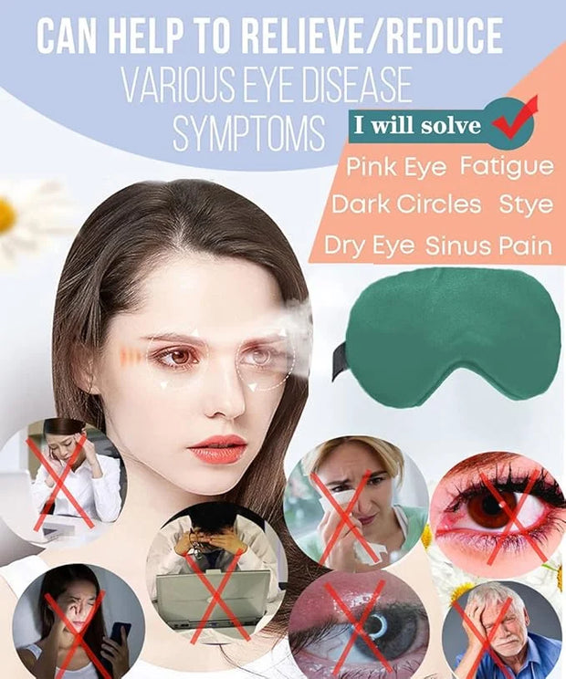 Heated Eye Mask, Dry Eyes, Sleep Mask, Use Damp-Heat Therapy To Unclog The Glands, Restore Puffy Eyes and Dark Circles, Re...