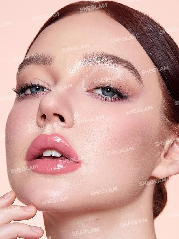 SHEGLAM Pout Pillow Cushion Lip GlossMoisturizing Liquid Lipstick High Shine Finish Sponge Tip Applicator Non-Sticky Lip G...