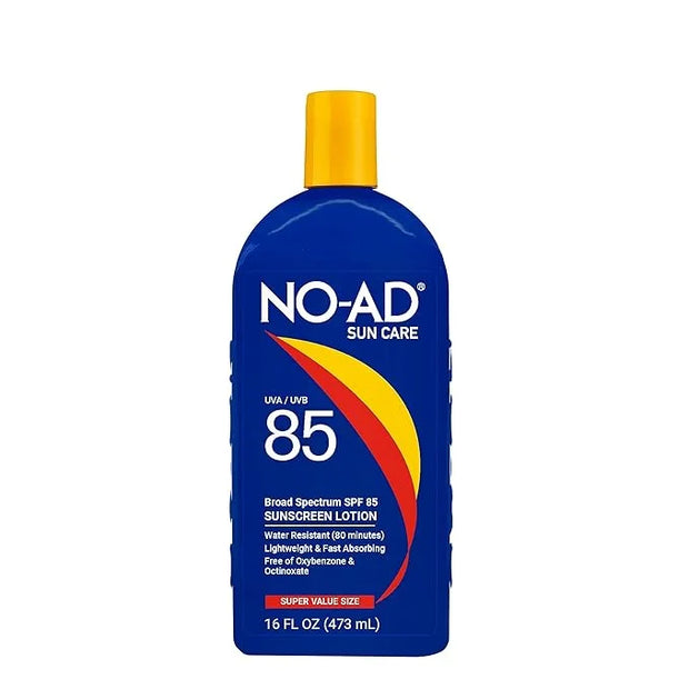 NO-AD SPF 85 Sunscreen Lotion | Broad Spectrum UVA/UVB Protection | Water Resistant | Octinoxate & Oxybenzone Free with mo...