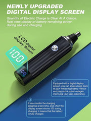 LED Display Ear and Nose Hair Trimmer Clipper for Men Women,2025 Rechargeable 2 in 1 Professional Painless Eyebrow & Facia...