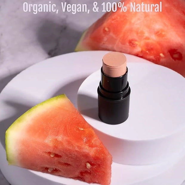 Organic Tint Tube, 100% Natural Vegan Gluten-Free Cream Highlighter Multi-Stick, Made in USA, Moscato - Product Image