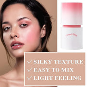 Cream Blush Stick with Brush and Makeup Sponge,Waterproof Multi Cream Makeup Stick,Lightweight,Long-lasting,2 in 1 Multi B...