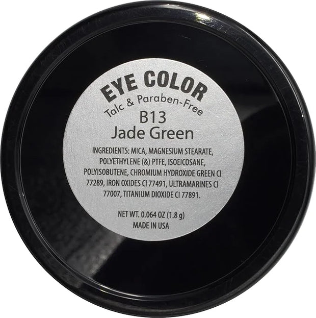 Jade Green Shimmering Eucalyptus Olive Soft Pressed Powder Single Vegan Eyeshadow; Talc, Paraben & Cruelty Free - Product ...