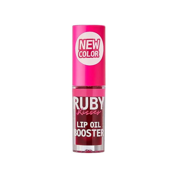 Ruby Kisses Lip Oil Booster, Hydrating Lip Gloss with Nourishing Natural Oil Blend, Jumbo Wand for Easy Application, Non-S...