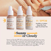 Jessica Wellness Mineral Sunscreen + Hydrating Serum with Broad Spectrum SPF 30 & Antioxidants, Oil-Free, Fragrance Free, ...