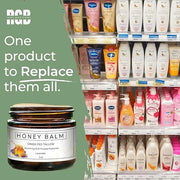 Tallow and Honey Balm, Organic Body Butter, Grass-Fed Beef Tallow for Skin, Soothing All-Natural Moisturizer for Body and ...
