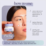 SpaLife Repairing Night Face Cream – For Fine Lines, Wrinkles, Dull Skin, Uneven Tone & Loss of Elasticity with Witch Haze...