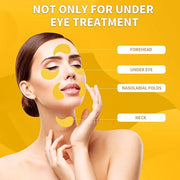 Under Eye Patches 70PCS, 24K Gold Eye Patches for Puffy Eyes Treatment, Under Eye Masks for Dark Circles and Puffiness, No...