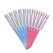 10 Pieces Eyebrow Razor for Women Facial Shaver Razor Brow Shaper Eyebrow Trimmer Dermaplaner Shaping Tool with Cover (Pin...