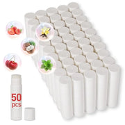 DMSKY 50 Pack Lip Balm Unlabeled,