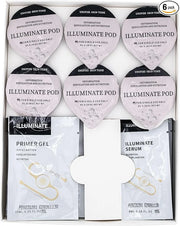 Illuminate - Oxygen Facial CO2 Therapy, Home Facial, 6 Pods + 6 Primer Gel + 6 Serum After Treatment (New Formula Less Foa...