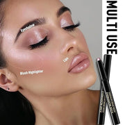 Eyeshadow Stick Waterproof Cream Eye Brighten Shadow Pencil Long-Lasting Crease-Proof Shimmer Glitter Eyeshadow Crayon Smo...